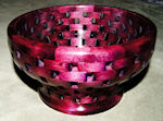 dyed maple bowl