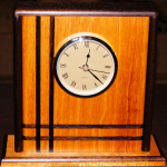 Mahogany Mantel Clock