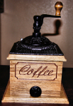 Dirty Oak Coffee Mill