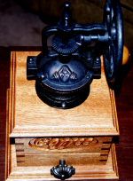 Sapele Coffee Mill